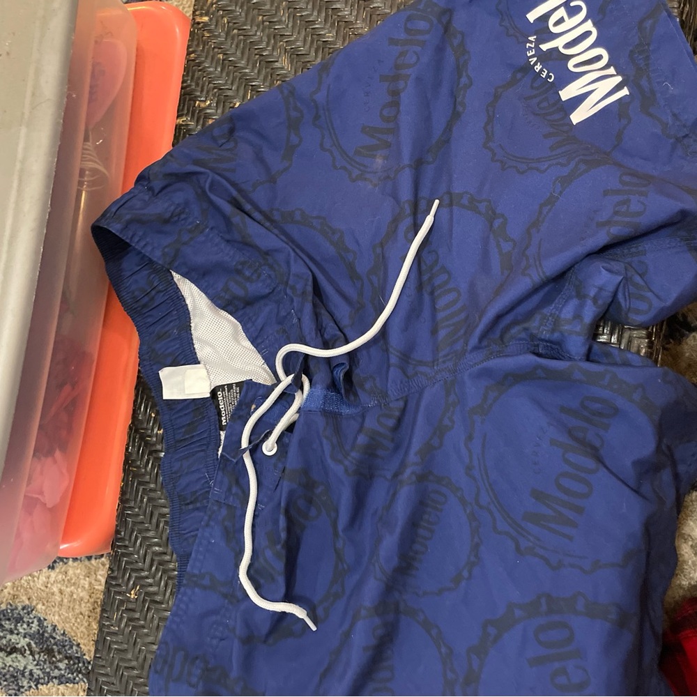 ModelCo Men's Blue Swim Trunks